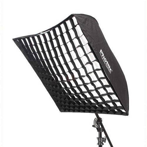 Phottix Easy-Up - SoftBox Ombrello 90x90 cm con Griglia Diffusore PROFESSIONALE per Flash