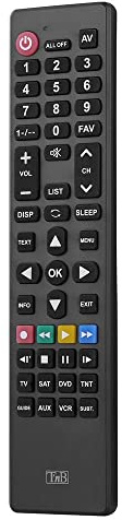 T'nB TCUN06 - Mando a Distancia de TV Universal, Color Negro