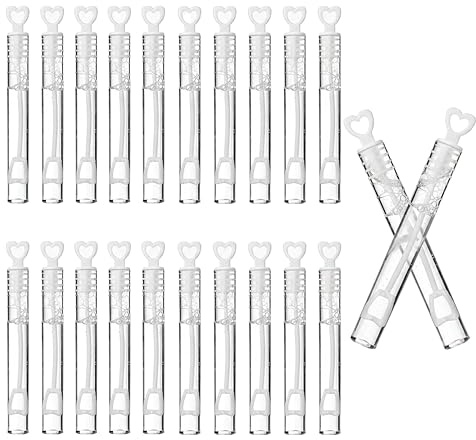 B&S Trendz SH-6139 Såpbubblor, Genomskinlig, 4 ml, Paket med 96