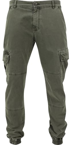 Urban Classics Pantalones Cargo Hombre, Verde (Olive 176), W34/L32