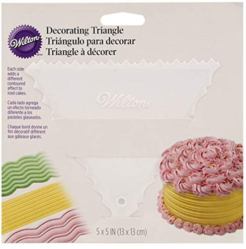 Wilton - Peine triangular para decoración de tartas (2 unidades)