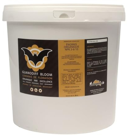 Engrais GUANODIFF Bloom - seau de 7 kilos - Guano Diffusion