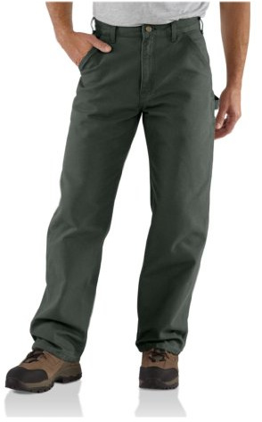 Carhartt Men's Washed Duck Work Dungaree Pant - - 40 x 36