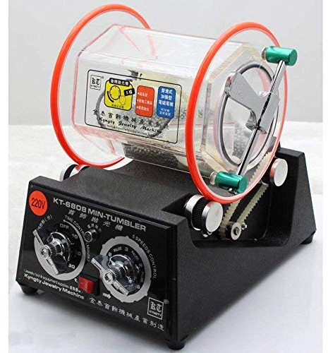 Polisseuse rotative électrique pour bijoux Paramount City -Mini machine de qualité professionnelle pour polir et finir vos bijoux -Livrée avec un sachet de perles à polir -220 V