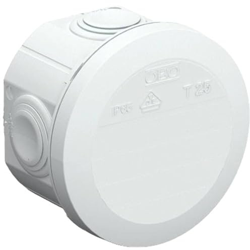 obo-bettermann System conex. IJF. Bypass – Box mit Konus 80 x 51 mm Polypropylen lichtgrau