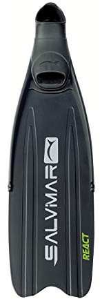 SALVIMAR React, Pinna Unisex Adulto, Nero, 42/43