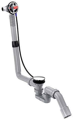 hansgrohe Exafill S Wanneneinlauf Grundkörper mit Ab- und Überlaufgarnitur, Normalwannen, Mehrfarbig