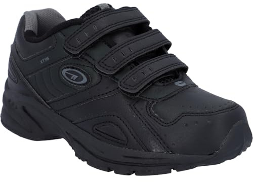 Hi-Tec Unisex Kids XT115 Ez Fitness Shoes - Black (Black/Charcoal 021), 11 Child UK (30 EU)