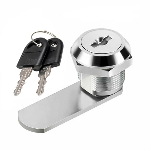 1 serratura a leva per armadio 16 mm cilindro universale per mobili serratura cassetta delle lettere diametro 19 mm