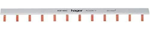 Barre de pontage 1P 100A languette 20mm² 24m
