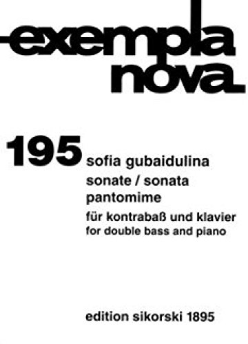 Sikorski Hans Sonate Pantomime. Kontrabass, Klavier