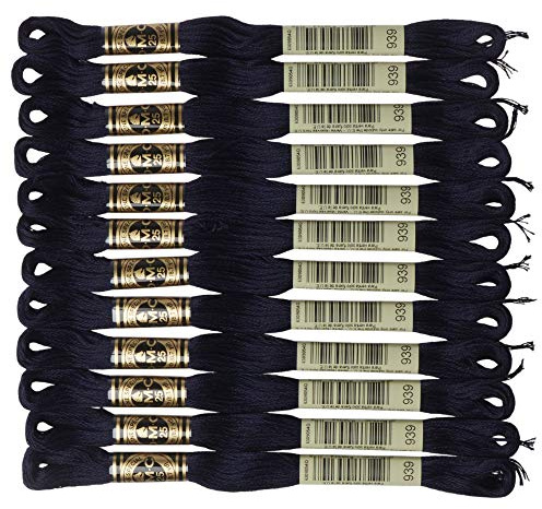 DMC 6-Strand Embroidery Cotton Floss, Very Dark Navy Blue
