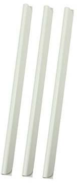 Klemmschiene A4, 4mm, bis 30 Blatt, weiss, 100 Stück