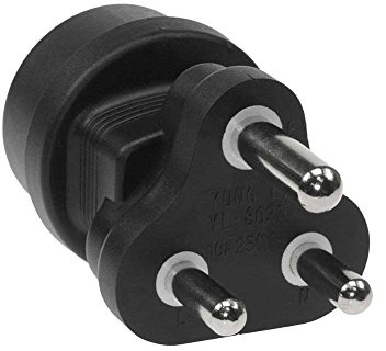 SF Cable India or South Africa BS546 Plug to Europe CEE7/7 Schuko Receptacle Plug Adapter