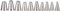 Decora 0263486 Set 10 Cornetti A Stella Francese