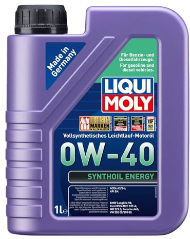 Liqui Moly Synthoil Energy 0W-40 | 1 L | vollsynthetisches Motoröl | Art.-Nr.: 1360 | 1360 / 9514, Synthoil Energy 0W-40