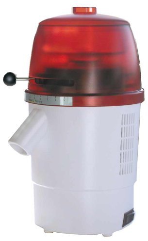 hawos Novum (Farbe: Rot) - Elektrische Getreidemühle mit 360W Leistung in Formschönem Makrolon Kunsstoffgehäuse der Firma hawos Kornmühlen GmbH