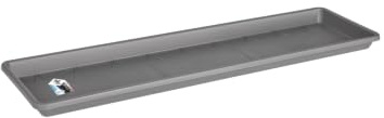 elho Barcelona XL Untersetzer 80cm Balkonkasten - Anthracite | L 20.5 x B 72.9 x H 4 cm | für den Außenbereich