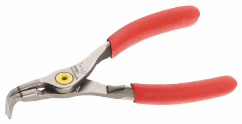 Facom Sicherungsringzange Gebogene Spitze 140mm VDE 1000V zugelassen 10 to 25 mm ESD-Sicherheit Schließer (NO)