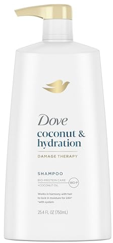 Dove Ultra Care Shampoo Coconut and Hydration for Dry Hair Shampoo with Oil Blend of Coconut, Jojoba & Sweet Almond 25.4 oz