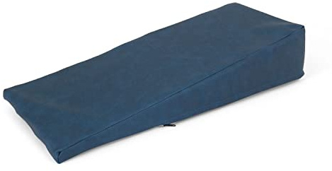 AFH Armlagerungskeil Quality | ca. 50 x 20 x 2-10 cm | hochwertiger Kunstlederbezug (blau-türkis)