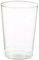 Papstar Plastikbecher / Einwegbecher 0.2 l transparent (40 Stück) Ø 6.8 cm Höhe 9.8 cm aus Polystyrol, stabile, splitterfreie und unzerbrechliche Einwegbecher mit Füllstrich, #16135