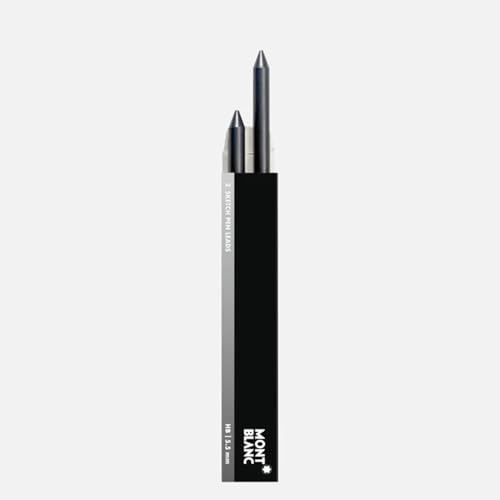 Montblanc 111755 2 Leonardo Sketch Pen Minen HB, 5.5 mm, tiefschwarz