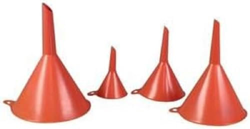 cartrend Lot de 4 entonnoirs Orange