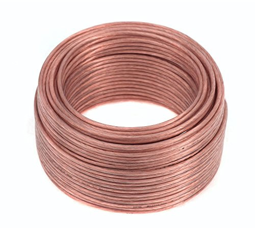 Electraline 10845 Cavo HiFi per casse altoparlanti sezione 2x2,5 mm² - 10 mt - trasparente
