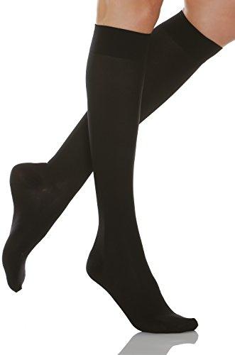 Relaxsan Microfibra 850M (1 Paio - Nero 3/L) gambaletti 140 Den compressione graduata