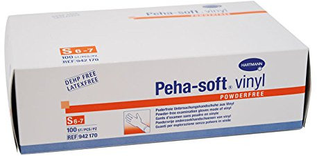 100 peha de Soft vinilo sin polvo desechables Guantes