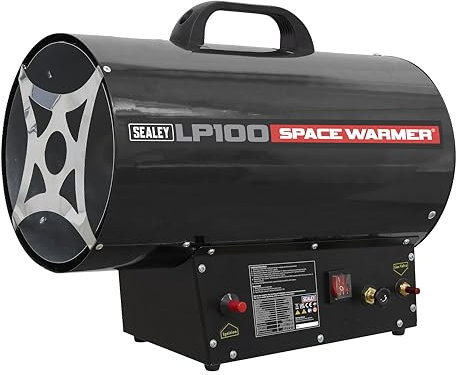 Sealey Propane Space Heater 61,000-102,000Btu/hr(18-30kW) Space Warmer - LP100