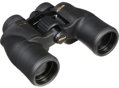 Nikon ACULON A211 8x42 Binocular | Multilayer coating, Porro prism Binocular with turn and slide eyecups, Tripod Adaptable | Official Nikon USA Model