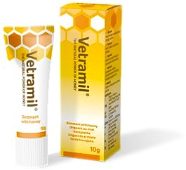 Vetramil Honingsalva – 10 g rör