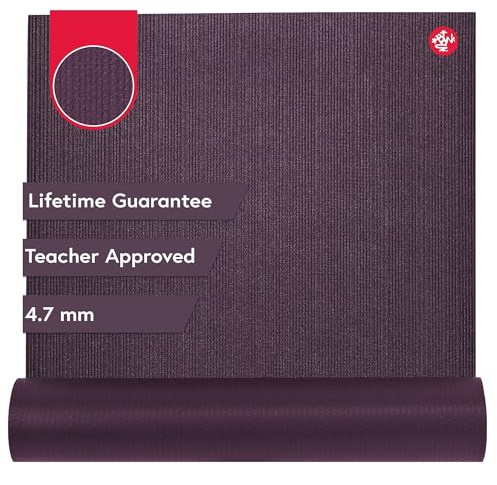 Manduka Pro Lite Yogamatte – leicht für Damen und Herren, rutschfest, Kissen für Gelenkunterstützung und Stabilität, 4,7 mm dick, verschiedene Größen und Farben