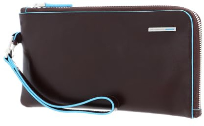Piquadro Pochette da polso in Pelle, Bolso DE Mano para Hombre, Mogano