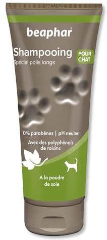 Beaphar Champú Alta Cosmética Gatos Pelo Largo, Un tamaño, 200 ml 1 Unidad 200 ml