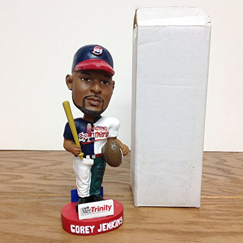 Corey Jenkins 2004 Baseball Football 2 Sport Athlete Lowell Spinners PROMO Bobblehead SGA
