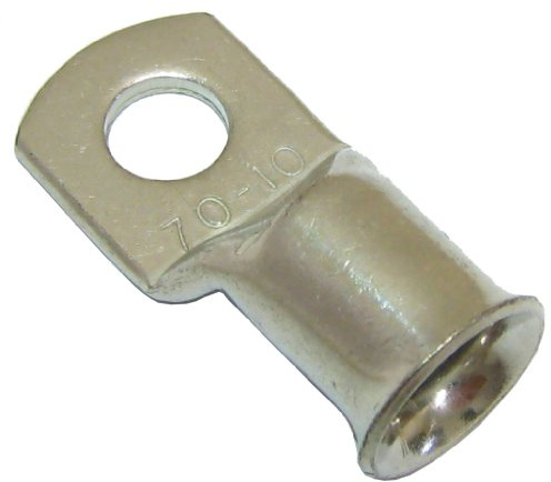 All Trade Direct 2 Copper Tube 70Mm X 10Mm Lug Battery Starter Cable Welding Crimp Terminal Ring