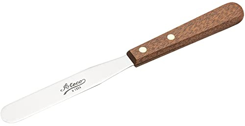 Ateco Small S/S 4-1/4 Spatula w/ Wood Handle