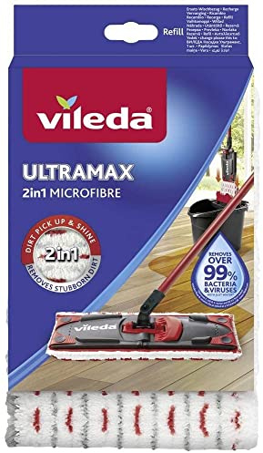 Vileda Unisex - Erwachsene Ersatzwischbezug, Mehrfarbig, Breit