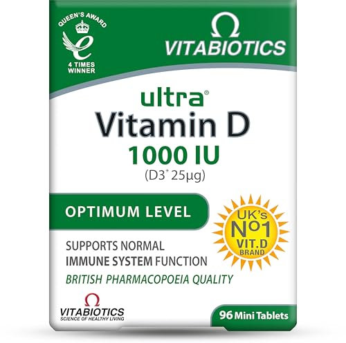 Vitamin D Tablets 1000IU, Vitabiotics Ultra