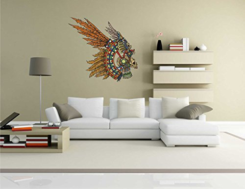 Indigos Wandtattoo, Bunt