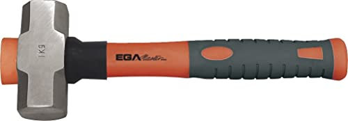 MACETA OCTOGONAL 3 KG MANGO FIBRA DE VIDRIO INOX