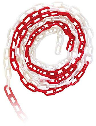 JSP 6mm Chain 25m Red/White (HDC000-265-400)