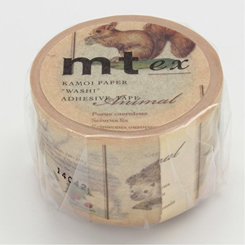 Mt Ex Washi Allzweckband 1.2 in. x 33 ft. (30mm wide) Animal (1.2 In. X 11 Yds.)