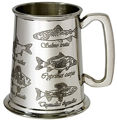 Wentworth Pewter - Chope de poisson en étain de 1 pinte