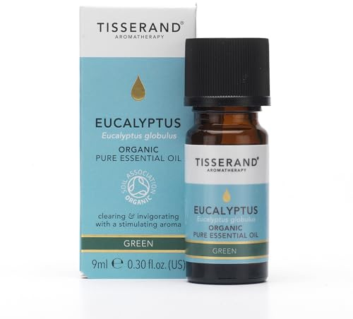 Tisserand - Eucalyptus Essential Oil - 100% Pure Natural Essential Oils for Diffusers for Home, Bath, Massage and More - Aromatherapy Gift - 9ml