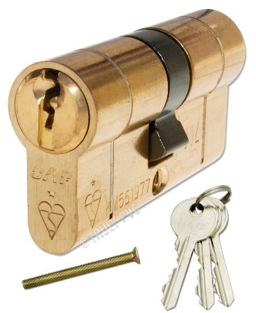 UAP Anti-Snap Euro Cylinder Antique Brass 35/55 (90mm overall) - High security anti-snap door lock. BS Kitemarked deters burglars, Insurance approved & protects against Lock Bumping, Extraction, Picking, Plug Pulling, & Lock Drilling. Tested to British Standard BS EN 1303:2005.