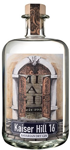 Kaiser Hill 16 Bavarian Dry Gin 0,7l Flasche Original von der Steinwälder Hausbrennerei Schraml